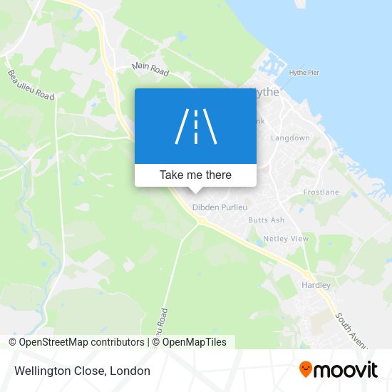 Wellington Close map