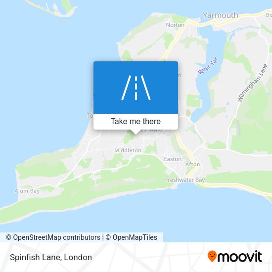Spinfish Lane map