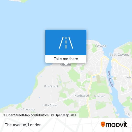 The Avenue map