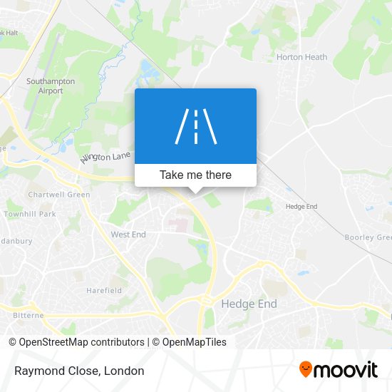 Raymond Close map