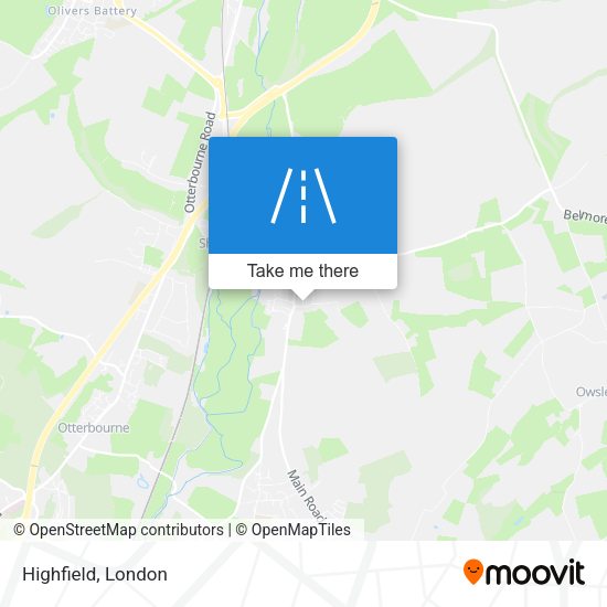 Highfield map