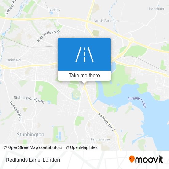 Redlands Lane map