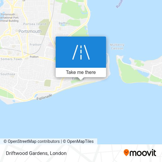Driftwood Gardens map