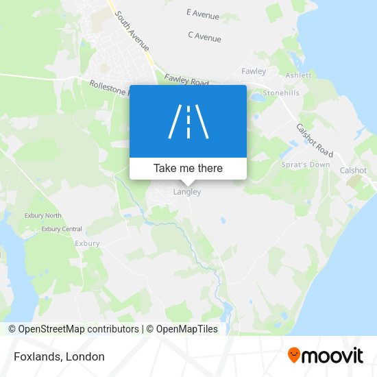 Foxlands map