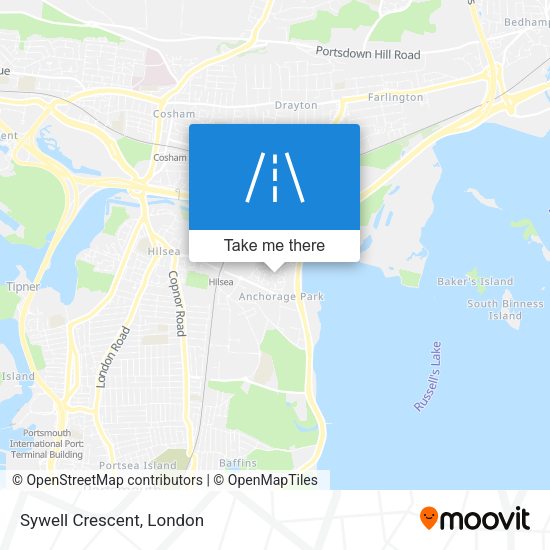 Sywell Crescent map
