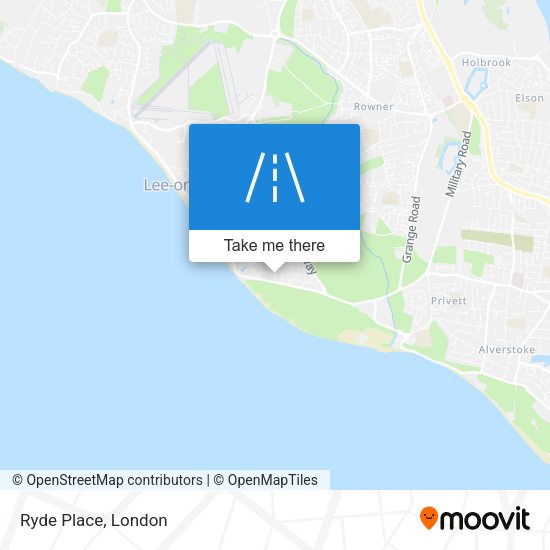 Ryde Place map