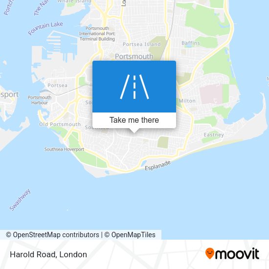 Harold Road map