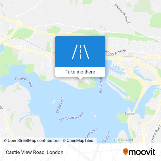 Castle View Road map