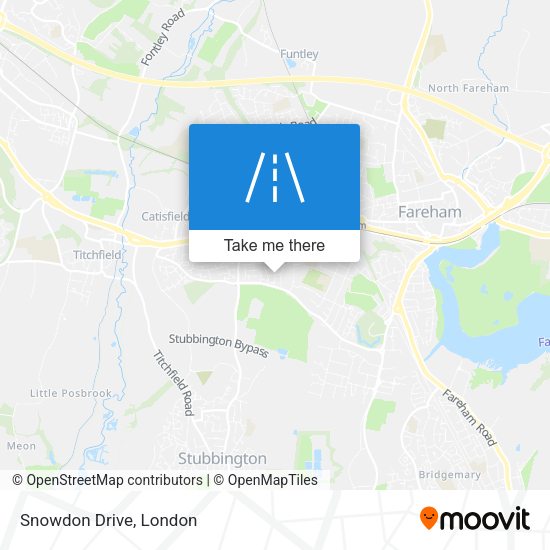 Snowdon Drive map