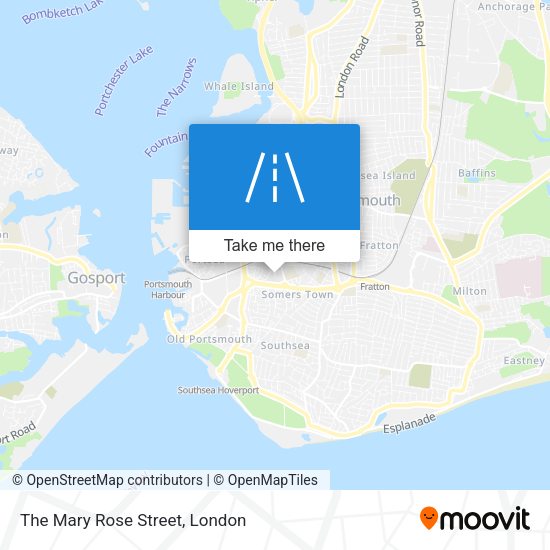 The Mary Rose Street map