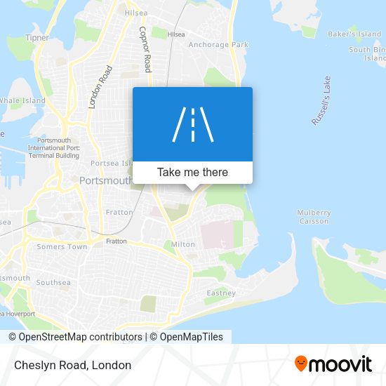 Cheslyn Road map