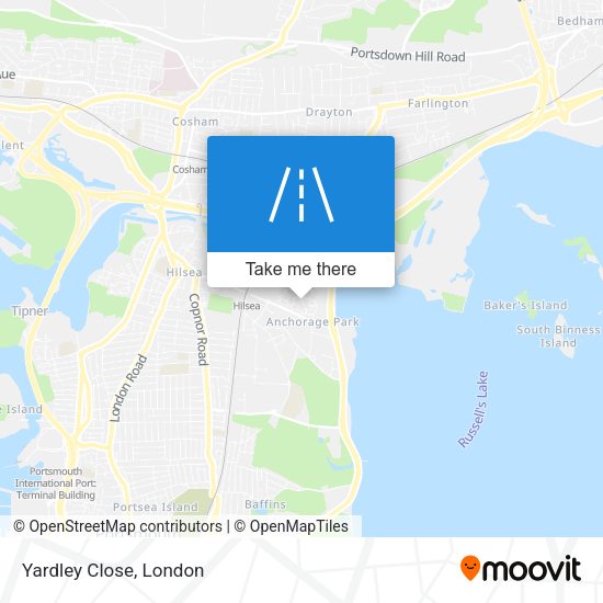 Yardley Close map
