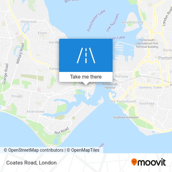 Coates Road map