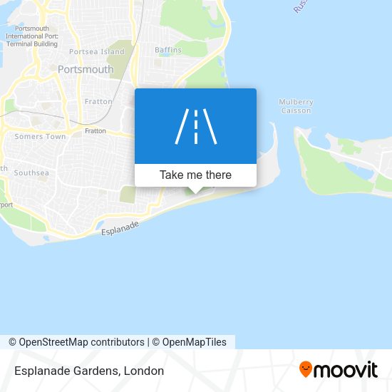 Esplanade Gardens map