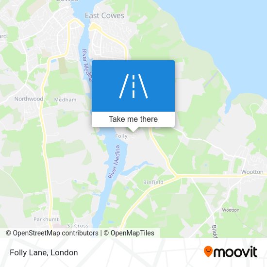 Folly Lane map