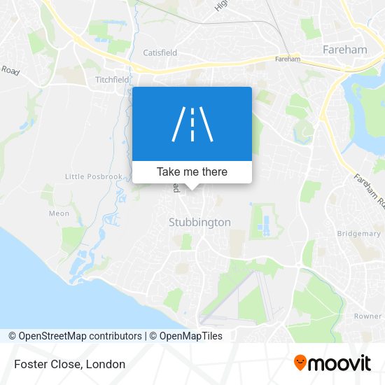 Foster Close map