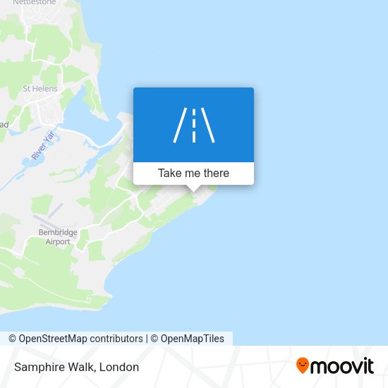 Samphire Walk map