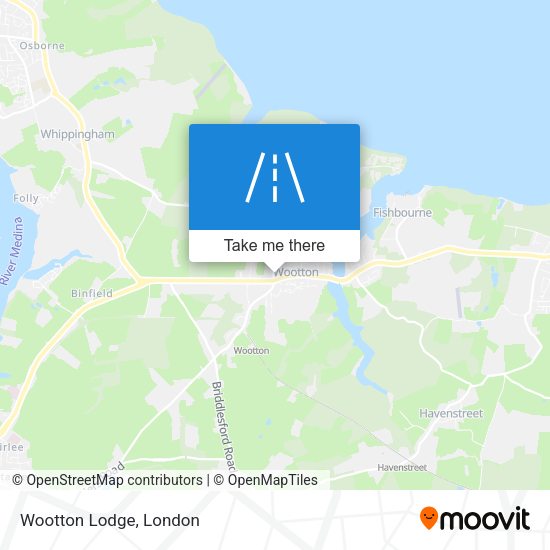 Wootton Lodge map