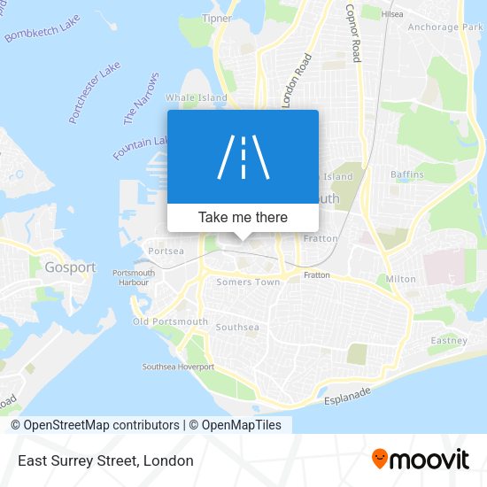 East Surrey Street map