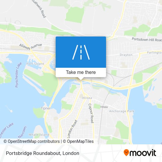 Portsbridge Roundabout map