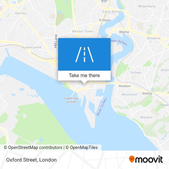 Oxford Street map