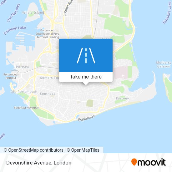 Devonshire Avenue map
