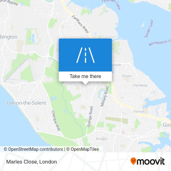 Marles Close map