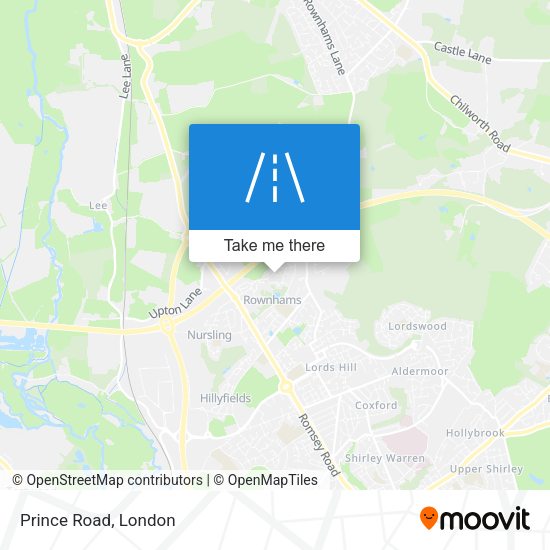 Prince Road map