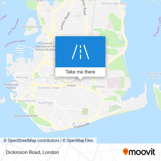 Dickinson Road map