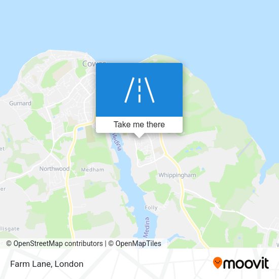Farm Lane map