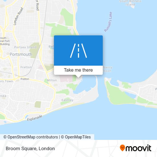 Broom Square map