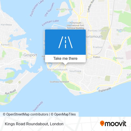 Kings Road Roundabout map
