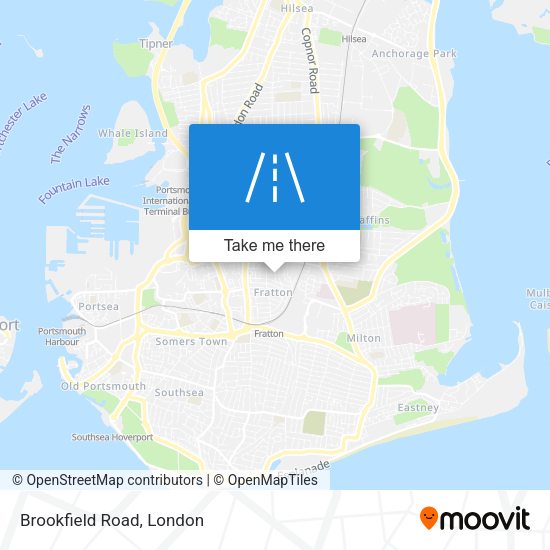 Brookfield Road map