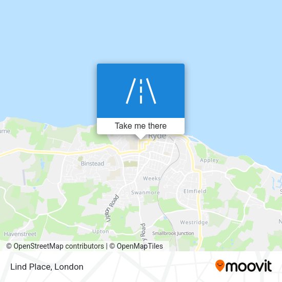 Lind Place map
