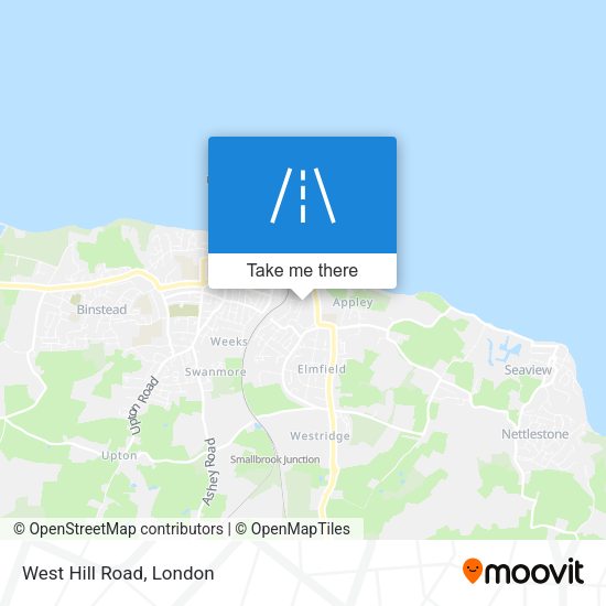 West Hill Road map