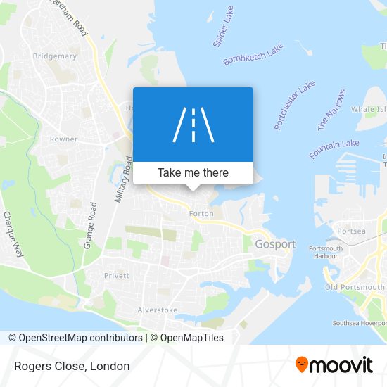 Rogers Close map