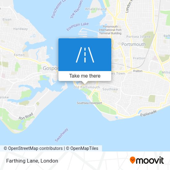 Farthing Lane map