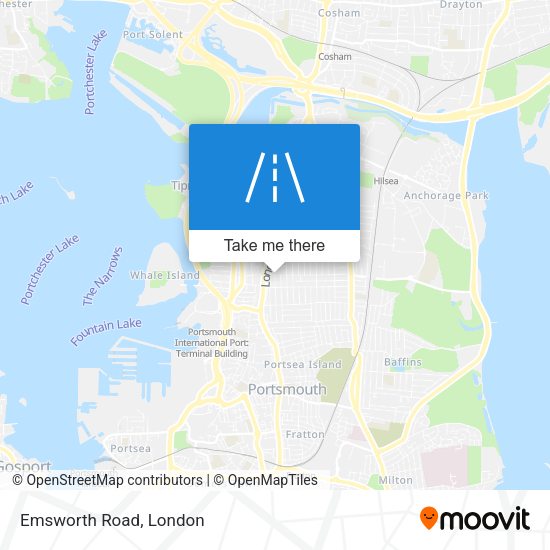Emsworth Road map