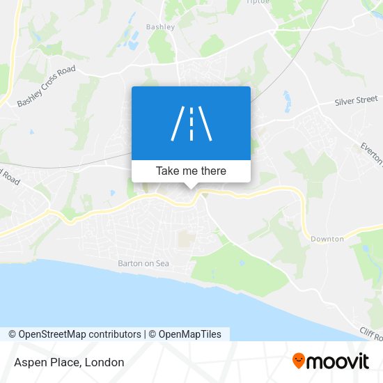 Aspen Place map