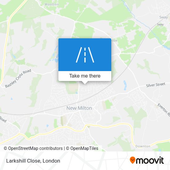 Larkshill Close map