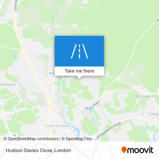 Hudson Davies Close map