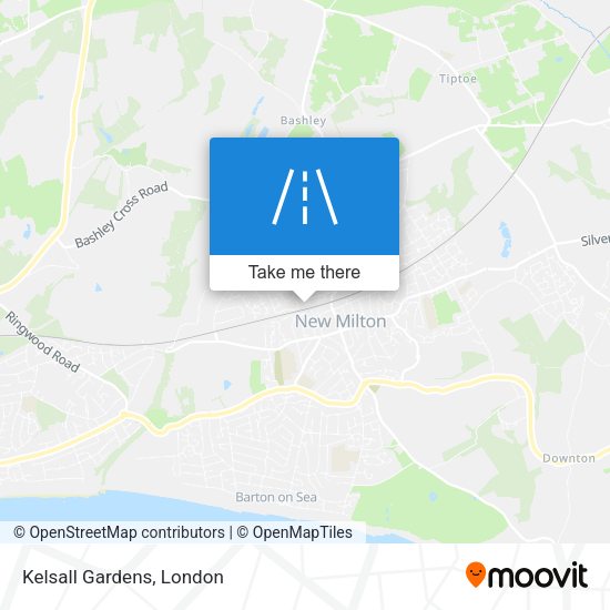 Kelsall Gardens map