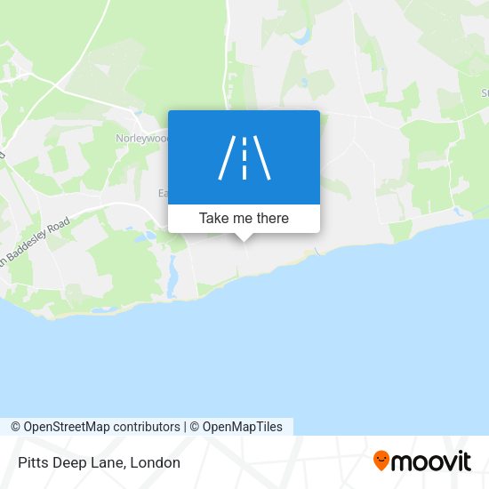 Pitts Deep Lane map