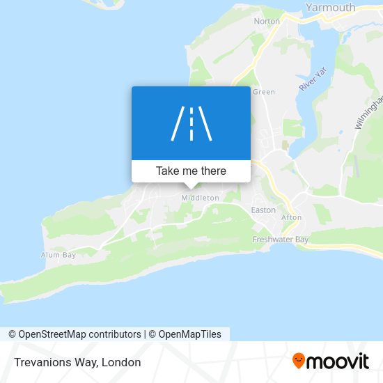 Trevanions Way map