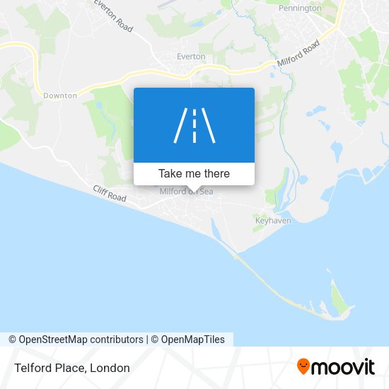 Telford Place map