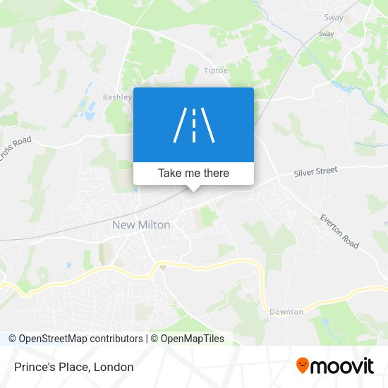 Prince's Place map