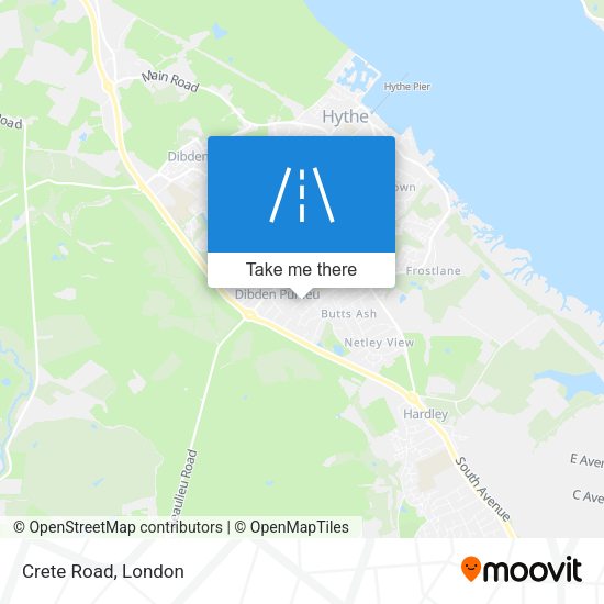 Crete Road map