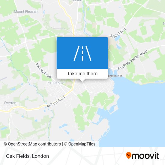 Oak Fields map