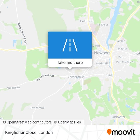 Kingfisher Close map