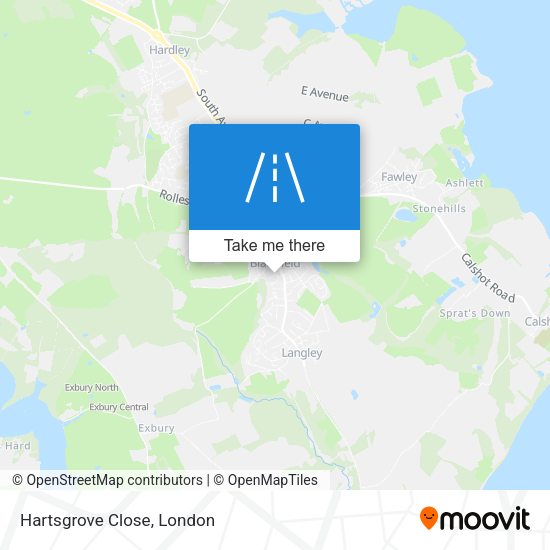 Hartsgrove Close map